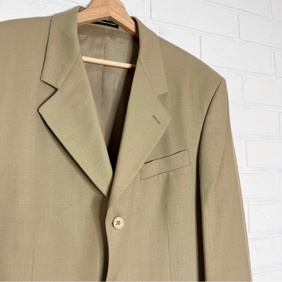Orvieto tan 100% wool oversized blazer 42 - Picture 6 of 12